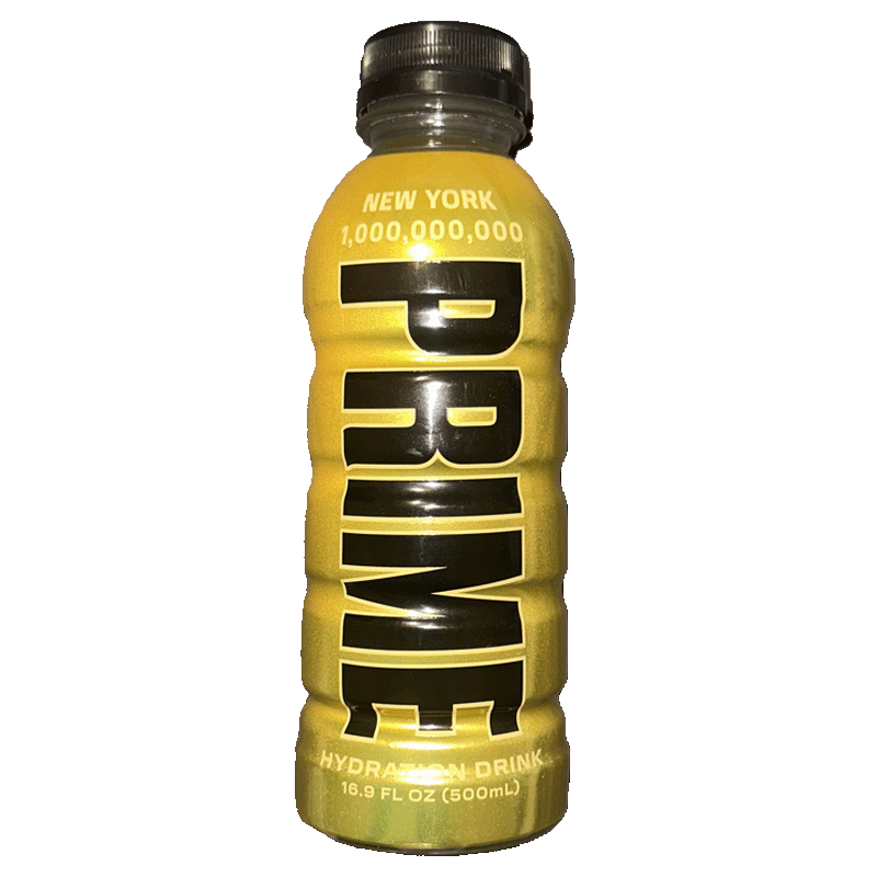 Prime New York & Prime London Limited Edition One Billion Gold Bottle
