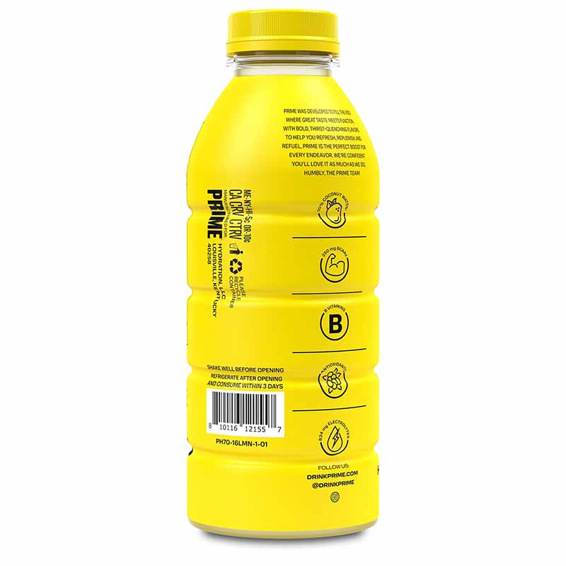 Prime Hydration Lemonade